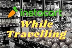 Inside a grocery store